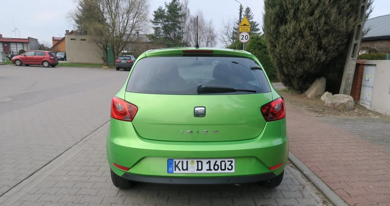 Seat Ibiza cena 22900 przebieg: 139000, rok produkcji 2012 z Ścinawa małe 326